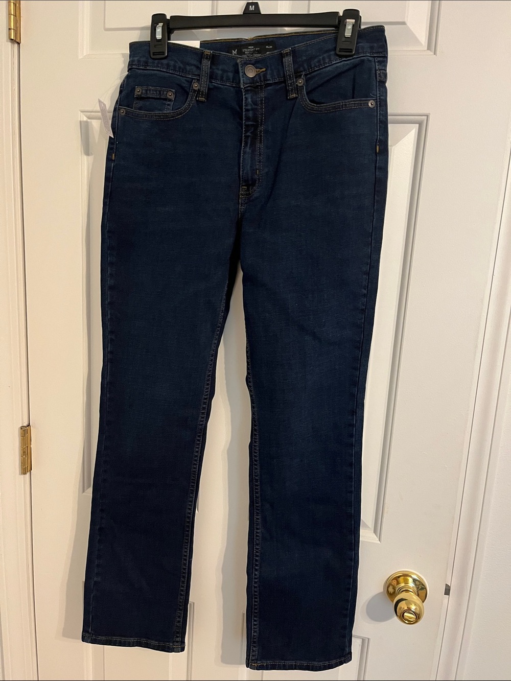 Men's Dark Blue Jeans - Classic Straight Fit